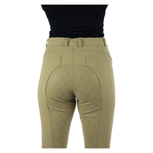 Apollo Air Storm Ladies Breeches - Beige Flint Black