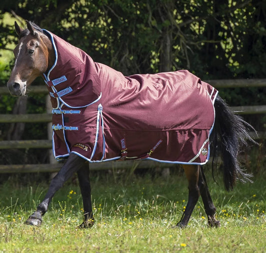 GALLOP TROJAN XTRA 1200D 350G HEAVYWEIGHT COMBO TURNOUT RUG  - 6’9