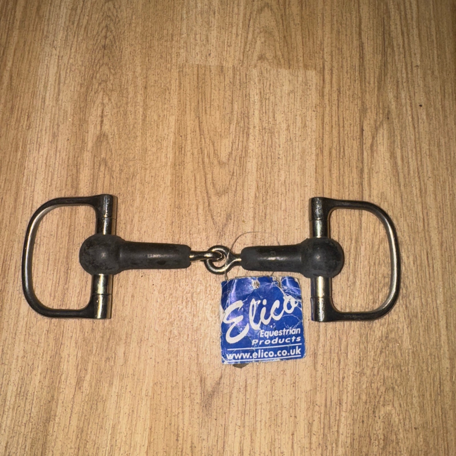 Elico 5” D Ring Rubber Snaffle