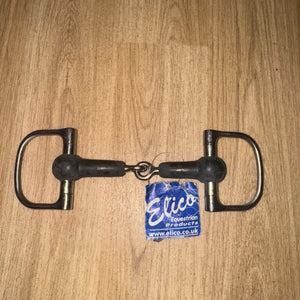 Elico 5” D Ring Rubber Snaffle