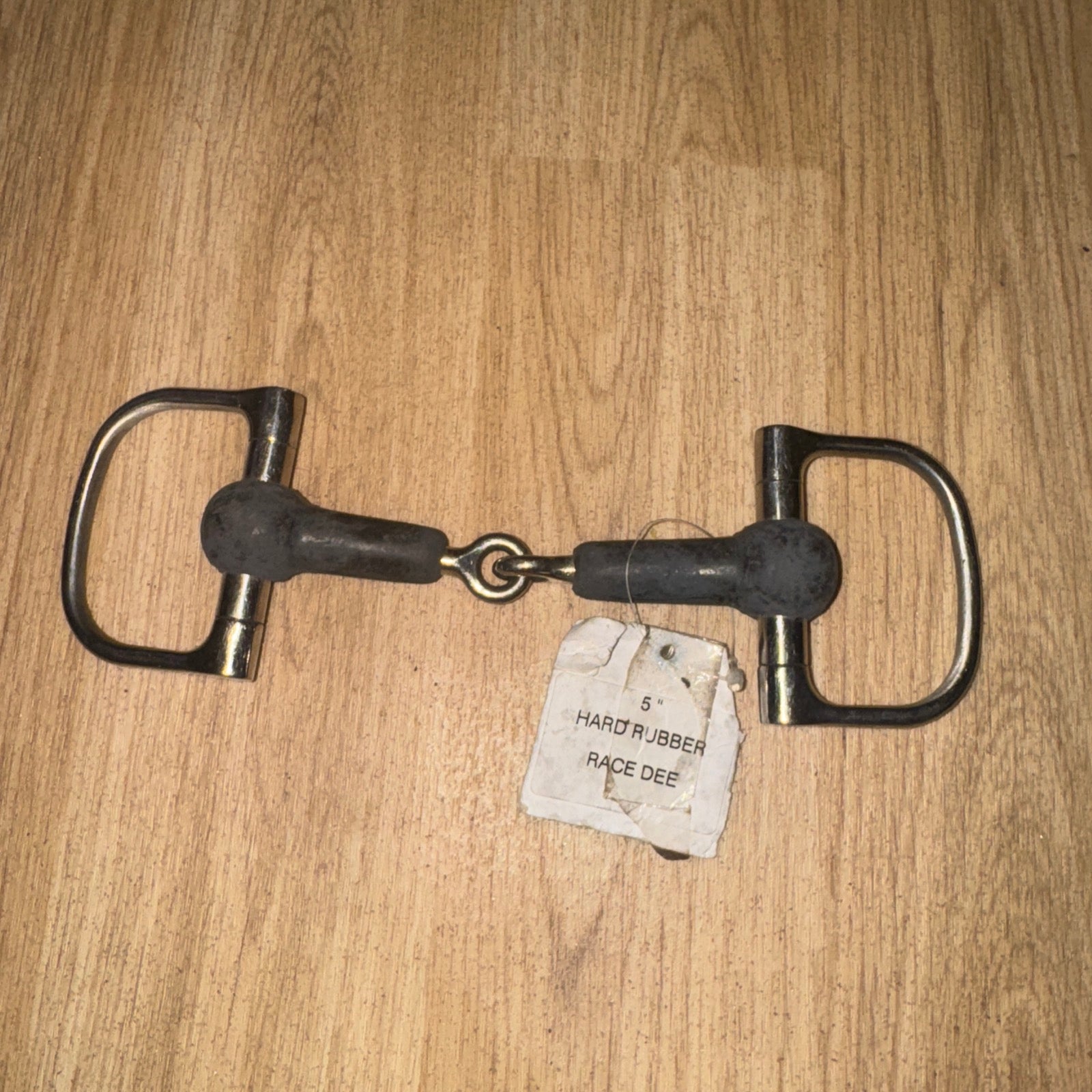 Elico 5” D Ring Rubber Snaffle