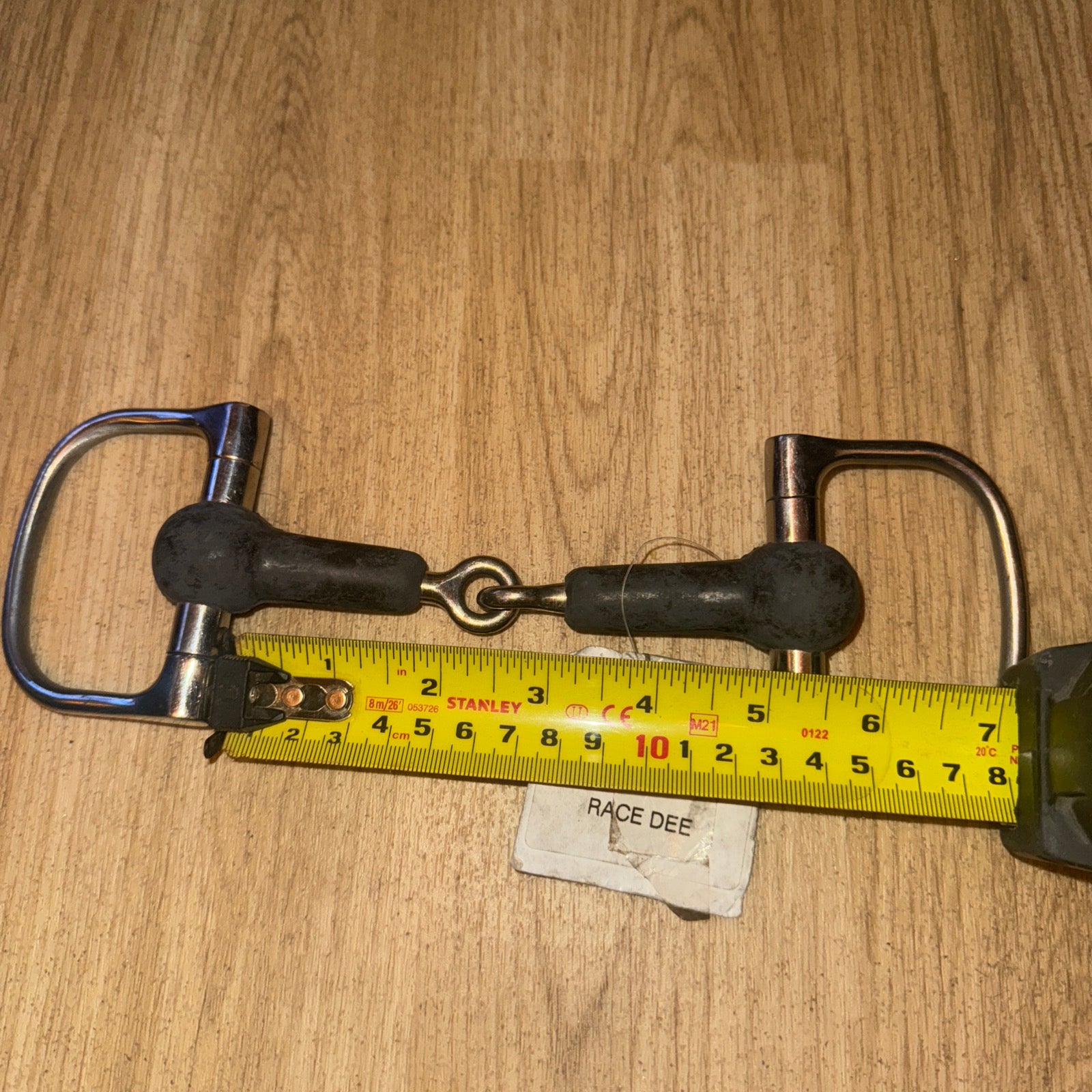 Elico 5” D Ring Rubber Snaffle