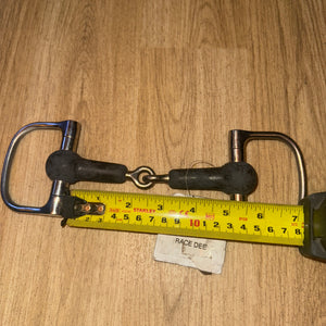 Elico 5” D Ring Rubber Snaffle