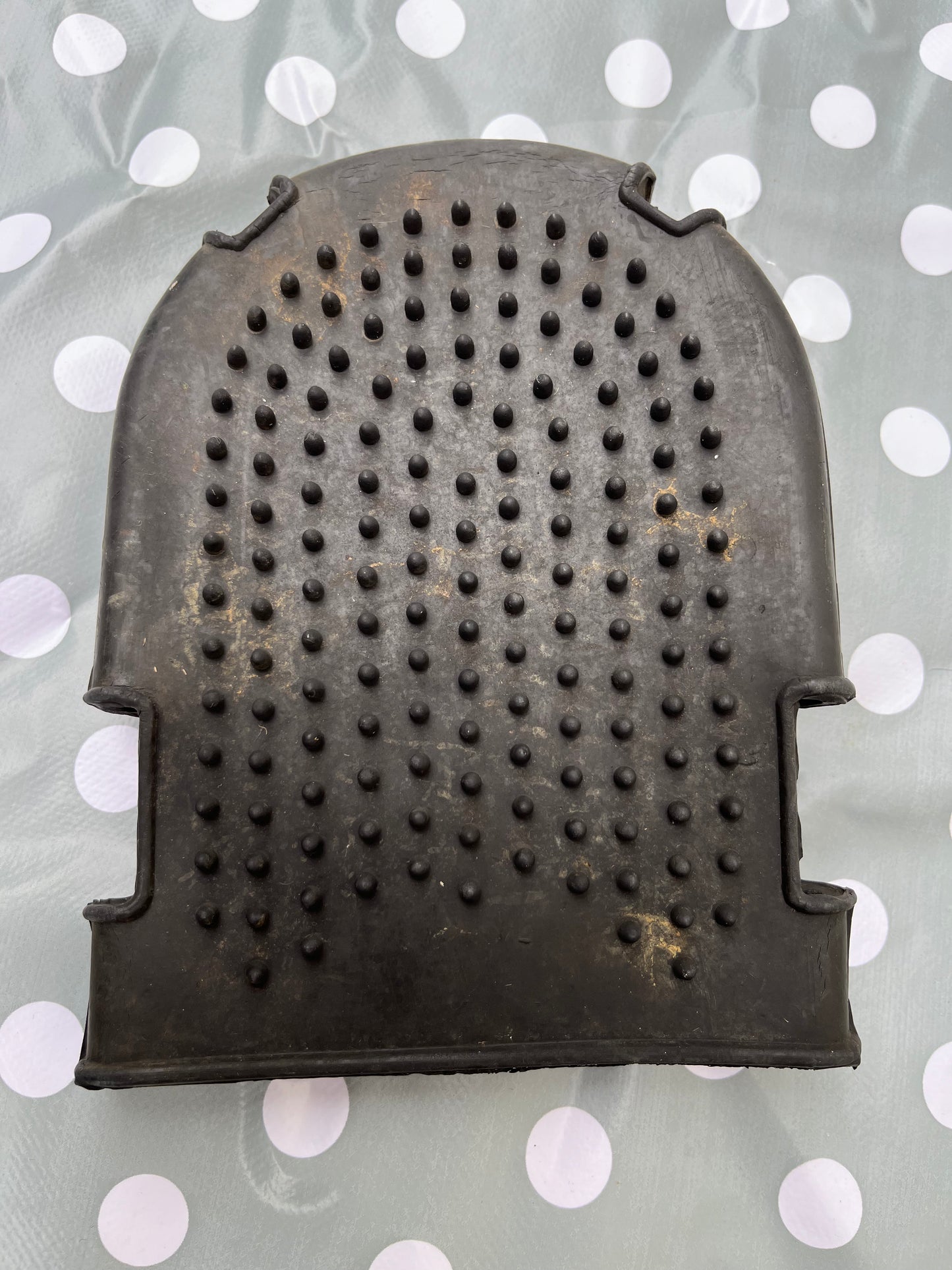 Black Rubber Grooming / Wash Mitt