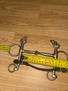 5” Jointed Pelham Curb Chain Lip Strap