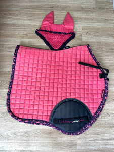 Mini Lemieux Gp Saddle Pad And Ears / Hat Silk  X Small