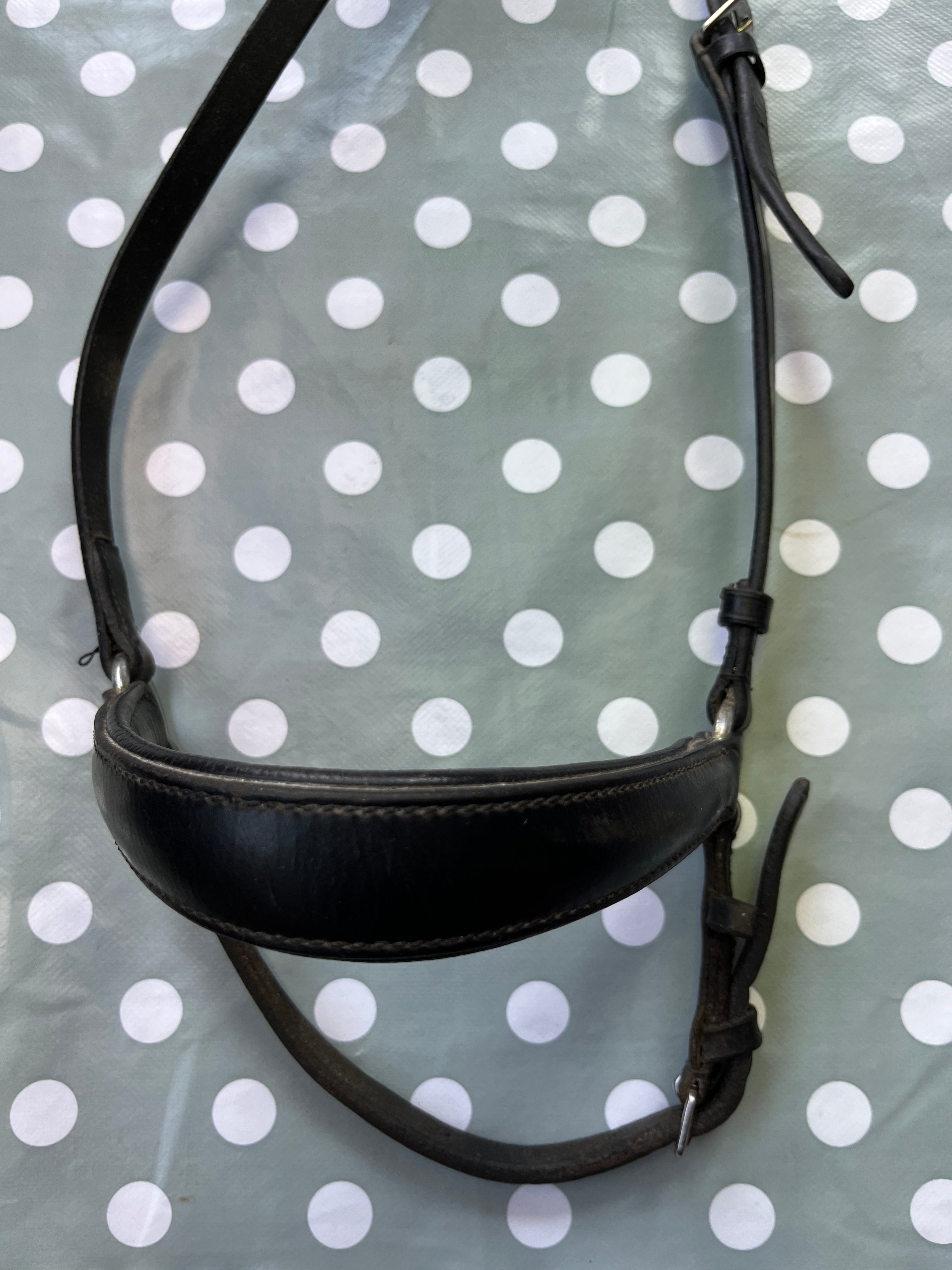 Drop Noseband Black Size Cob #1