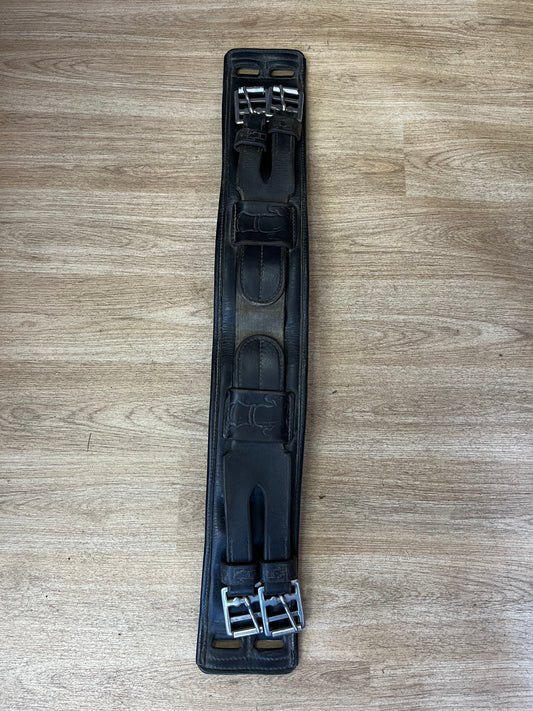 Sabre Black Leather Girth 28”