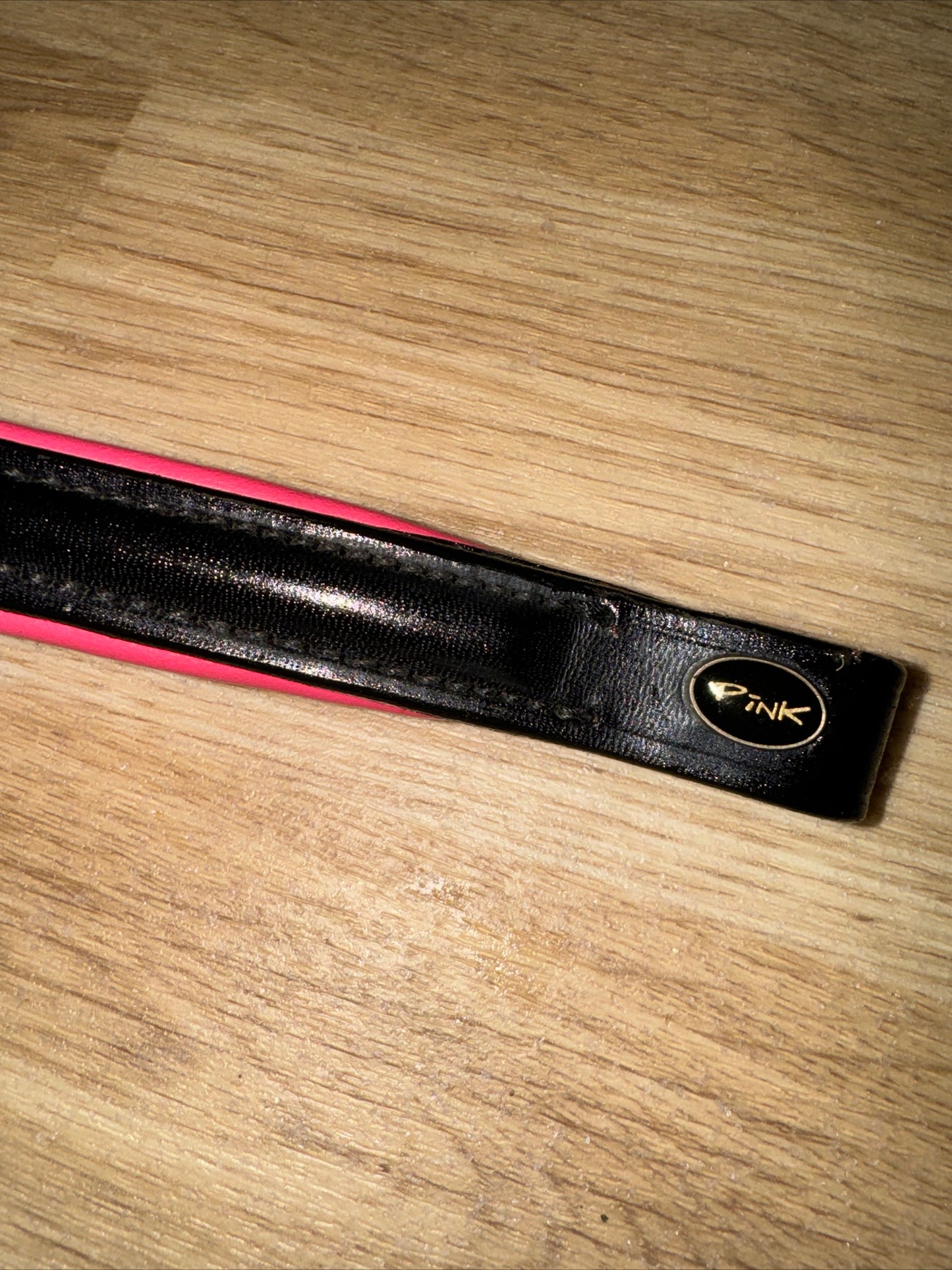 Pink Equine Black & Pink PONY 14” Browband - NEW - Free Post #400