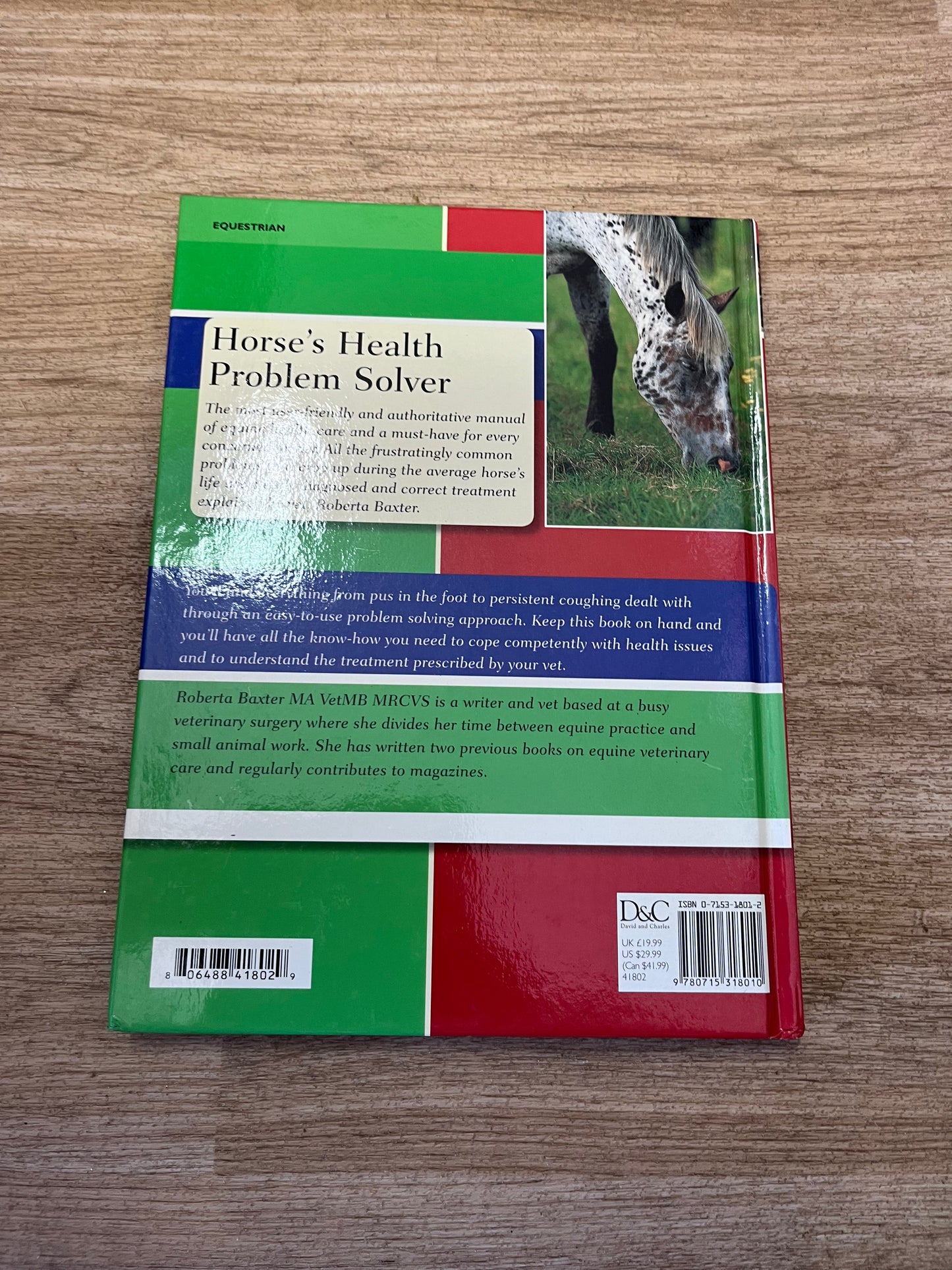 Horse’s Health Problem Solver Book By Roberta Baxter