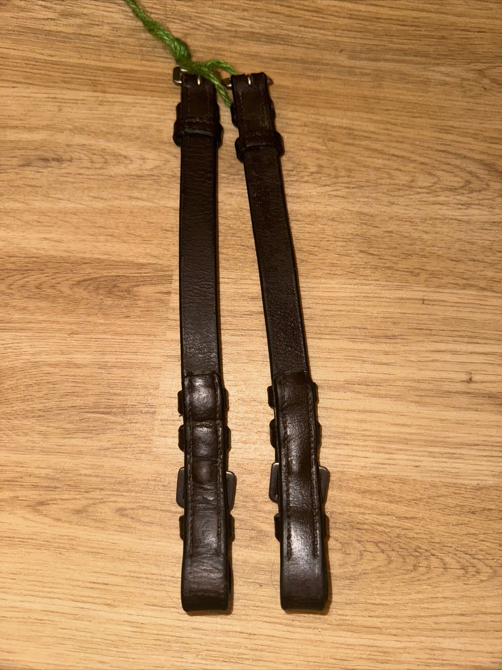 11” Brown Cheekpieces 3/4” Wide D