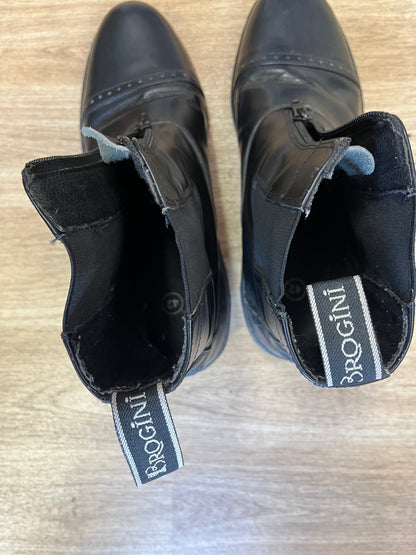 Brogini Zip Short Jodphur Boots Size 8