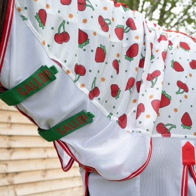 Gallop Berries & Cherries Combo Fly Rug .