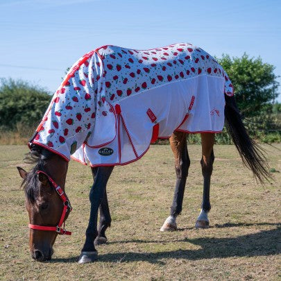 Gallop Berries & Cherries Combo Fly Rug .