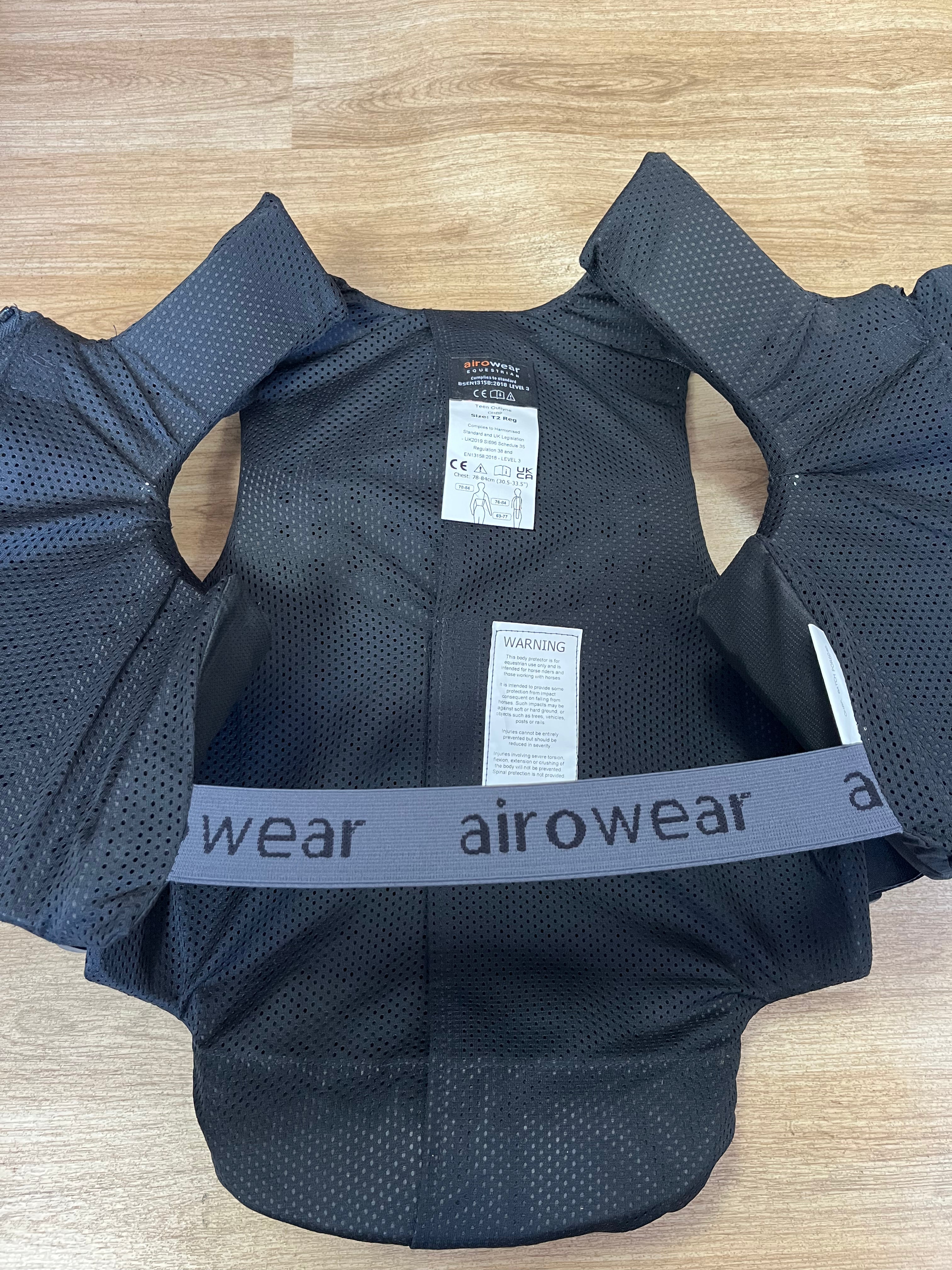 Airowear Teen Outlyne Body Protector 2018 Level 3 T2 Reg
