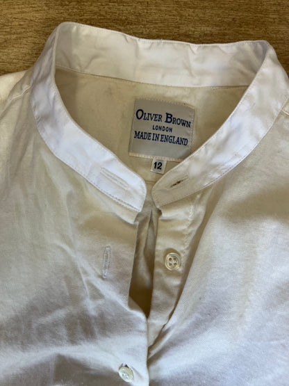 Oliver Brown Long Sleeved Show Shirt Size 12