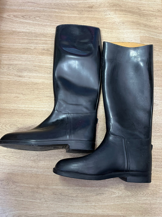 Aigle Long Rubber Riding Boots Size 7