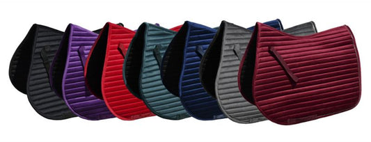 Rhinegold Diamante Channel Quilt GP Saddle Pad .