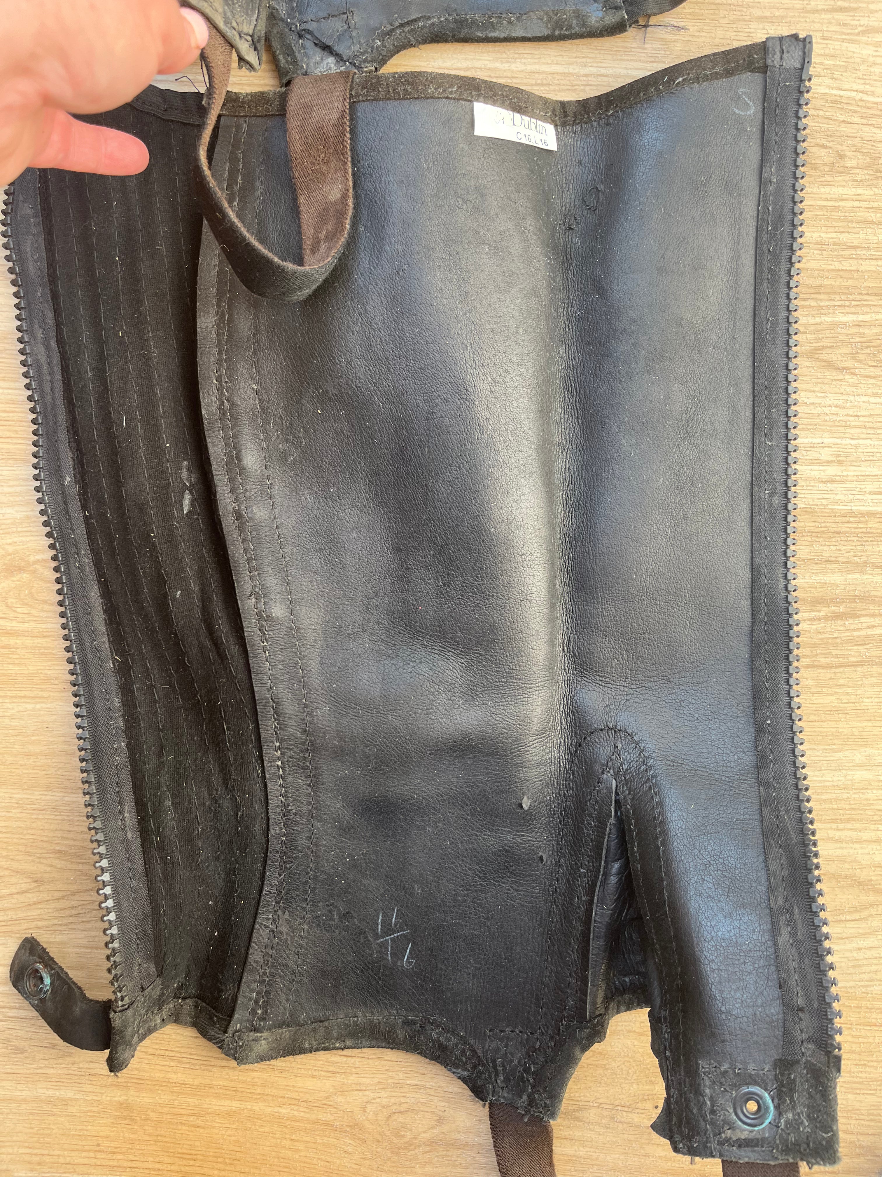 Dublin Suede Chaps Child Large