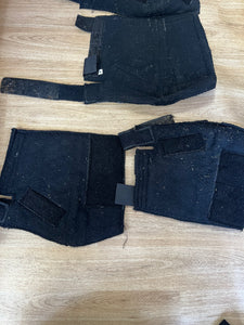 Set Of Fronts / Backs Stable / Travel Wraps Size Medium