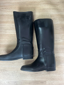 Stylo X Wide Long Rubber Riding Boots Size 7