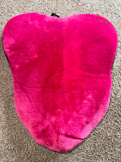 Rhinegold Pink Fleece Seat Saver - Free Postage