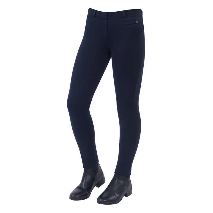Dublin Navy Supa Fit Pull On Jodphurs - Age 16yrs - Comfort Fit
