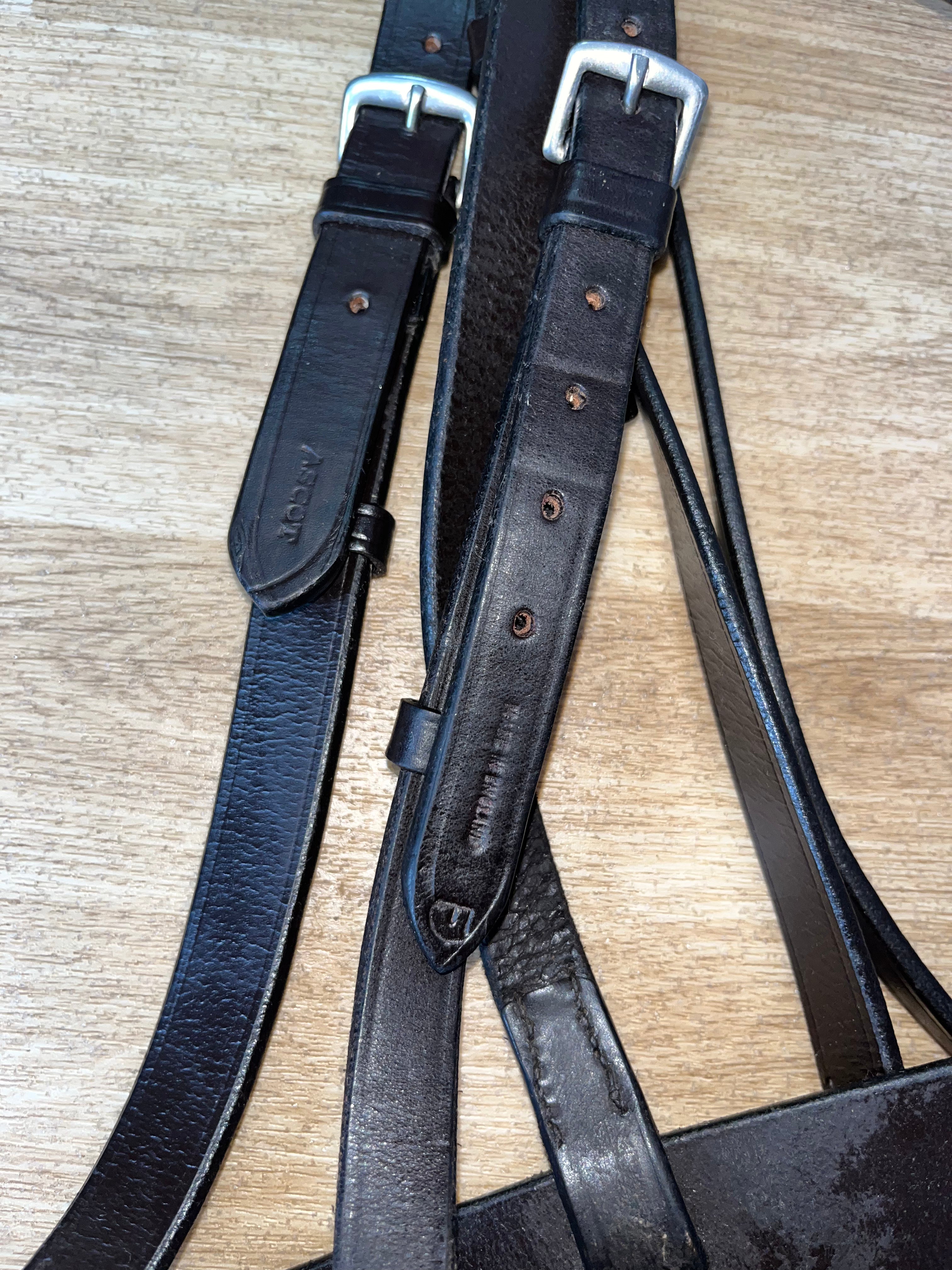 Hunter Bridle Black English Leather Full #67