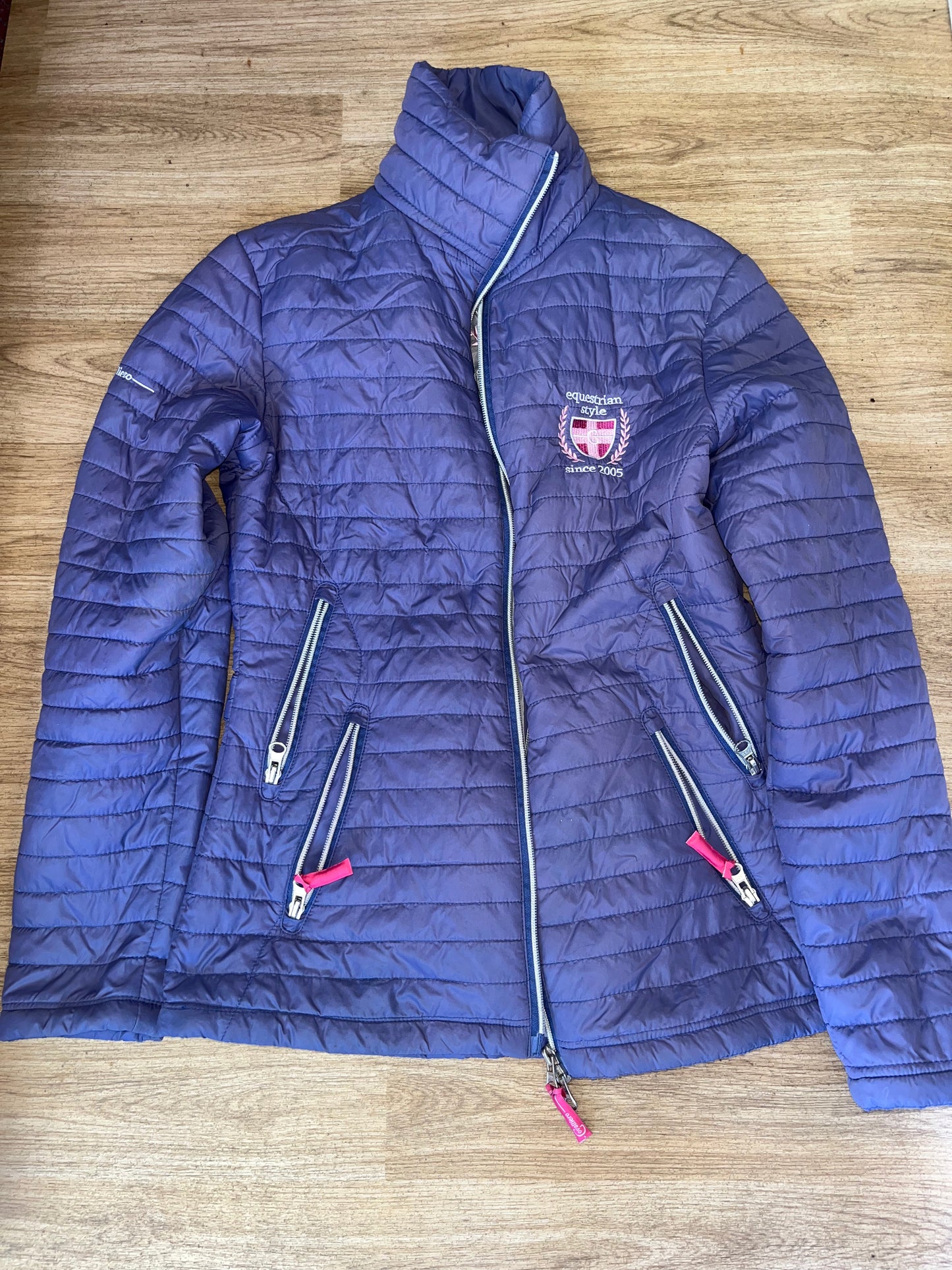 Equestrian Style Quilted Jacket Size X Small