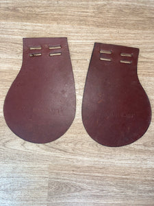 English Leather Saddle Girth Guard Spare Brown