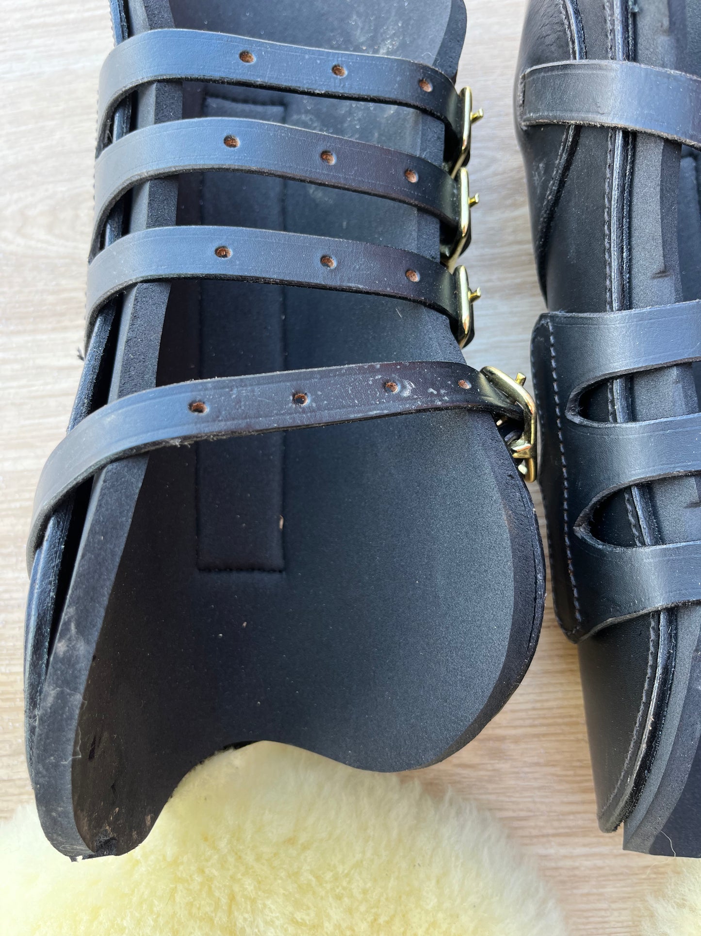 J Barclay & Sons Neoprene Brushing Boots With Sheepskin Liners