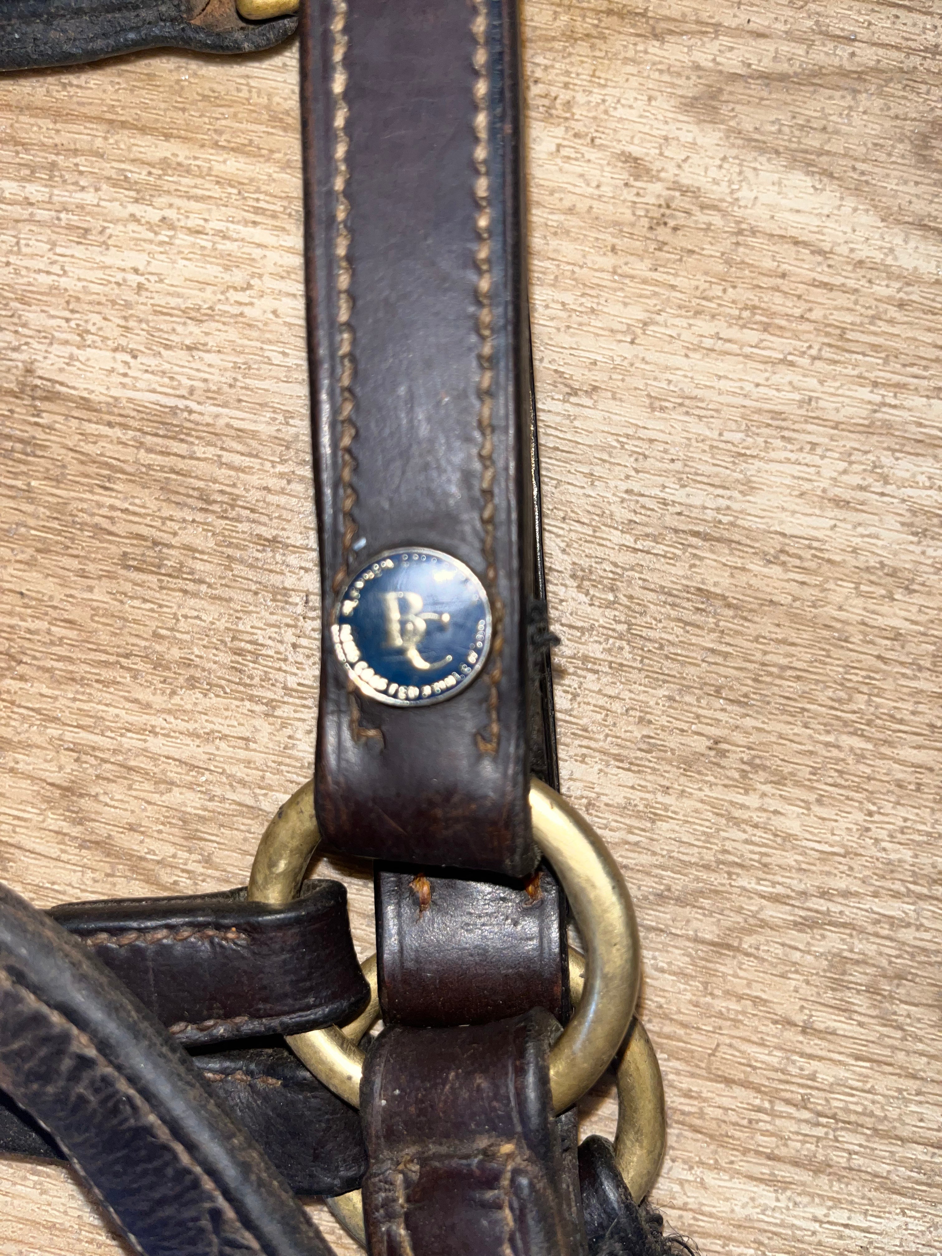 Blenheim Collection Leather Headcollar Size Pony