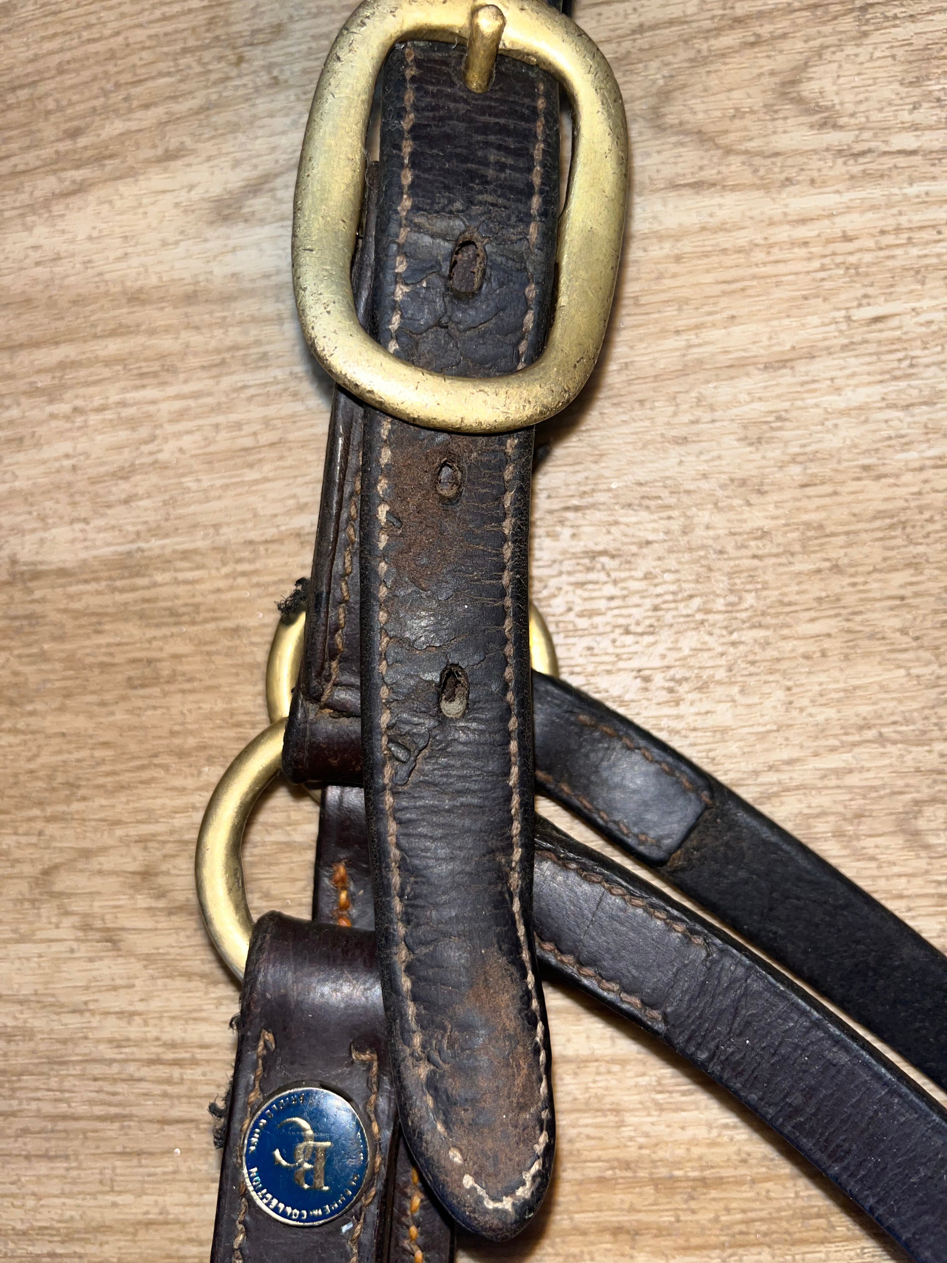 Blenheim Collection Leather Headcollar Size Pony