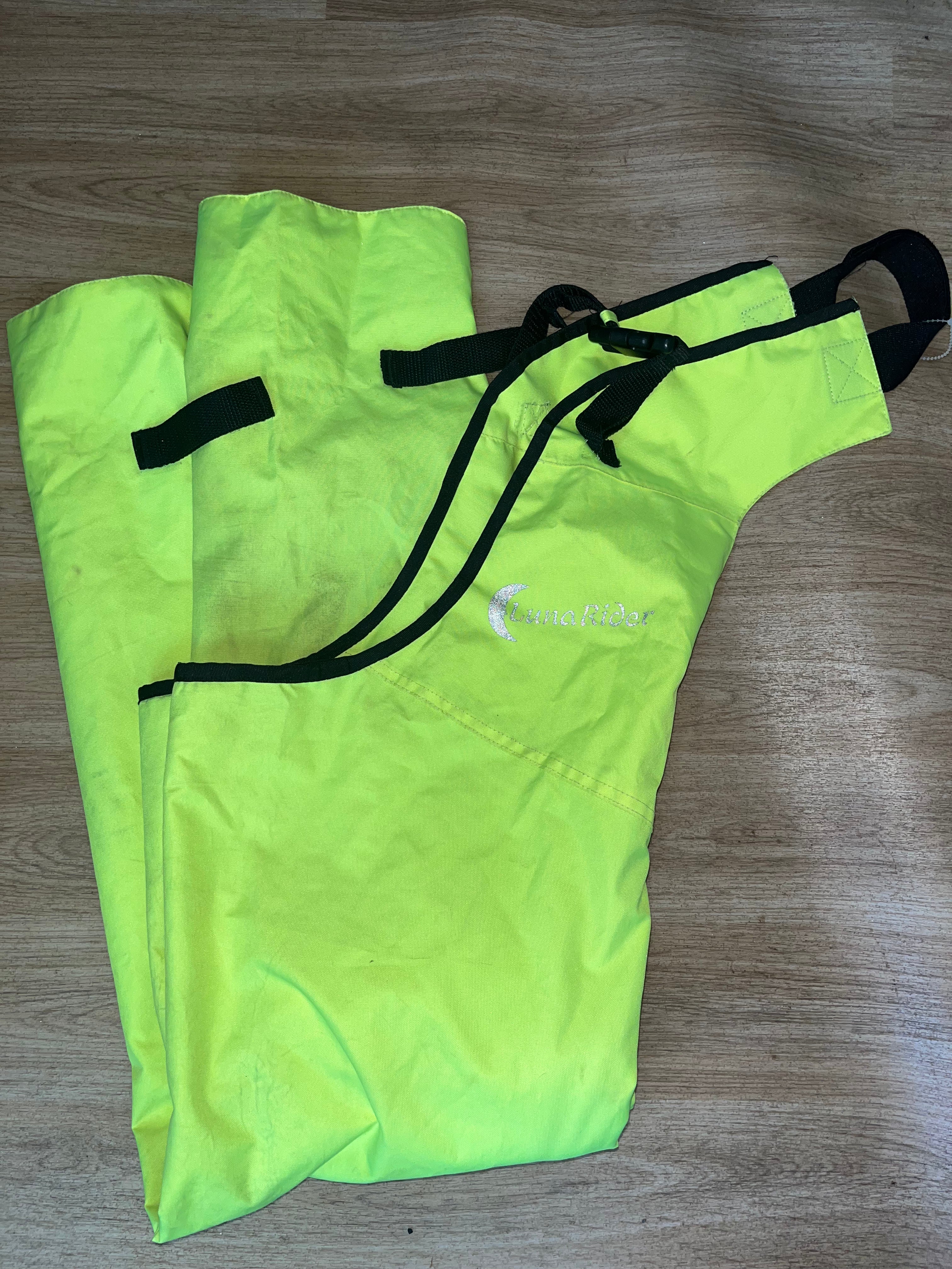 Luna Rider Full Length Chaps Reflective Straps Size Small