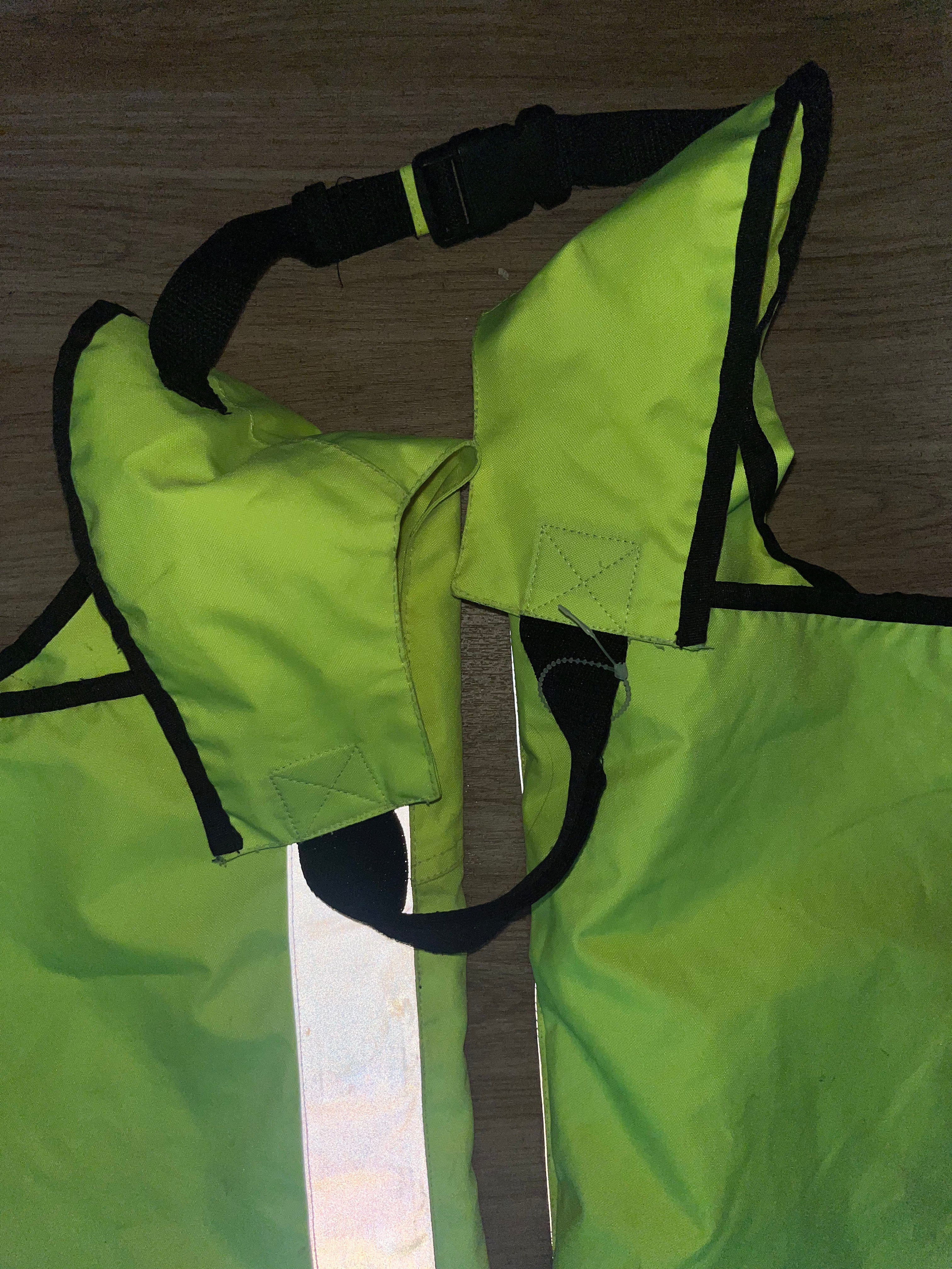 Luna Rider Full Length Chaps Reflective Straps Size Small