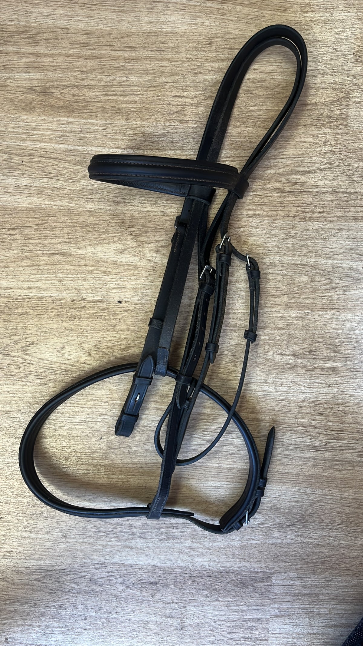 English Leather Brown Full Size Horse Bridle
#79