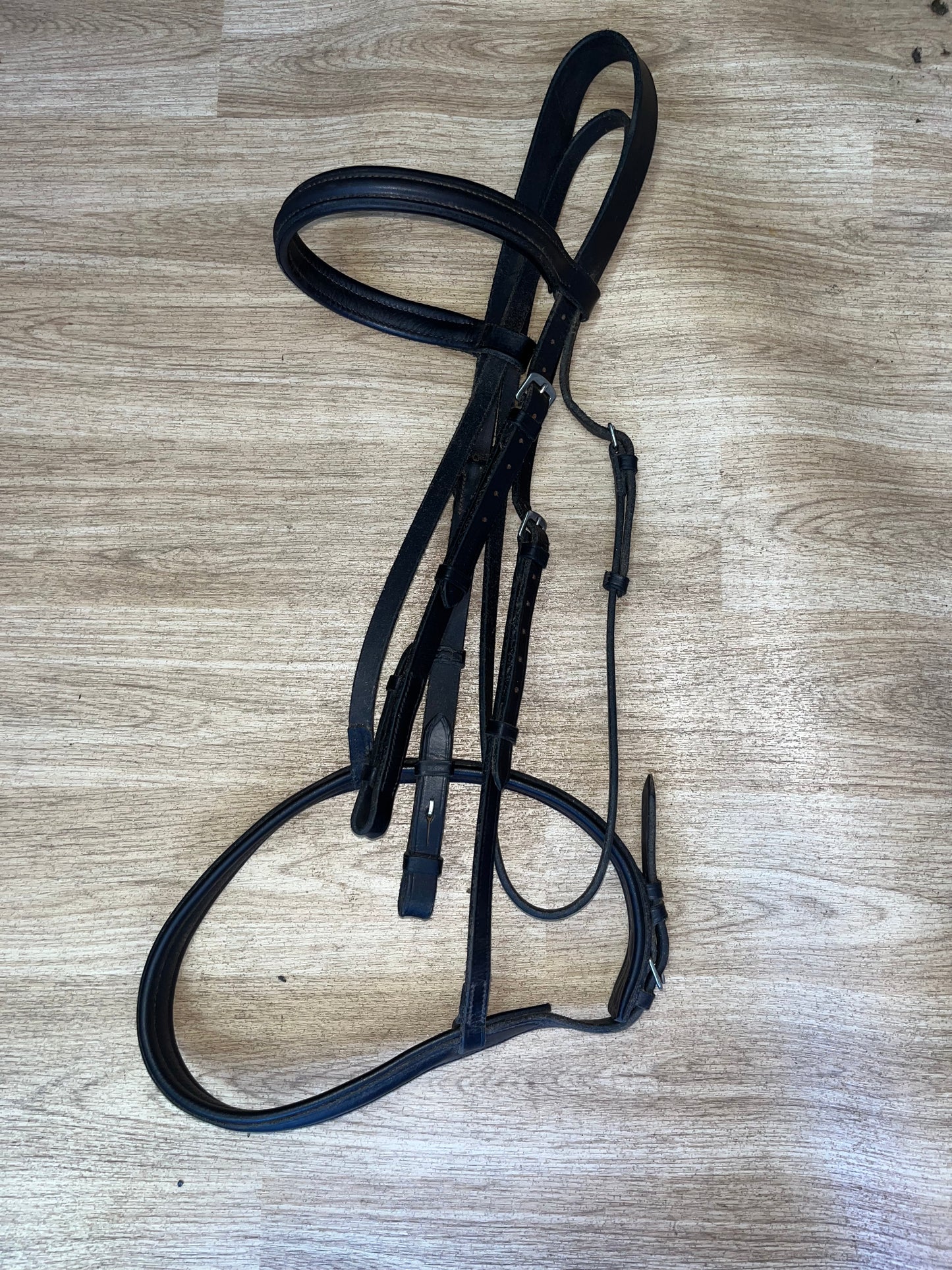 English Leather Brown Full Size Horse Bridle
#79