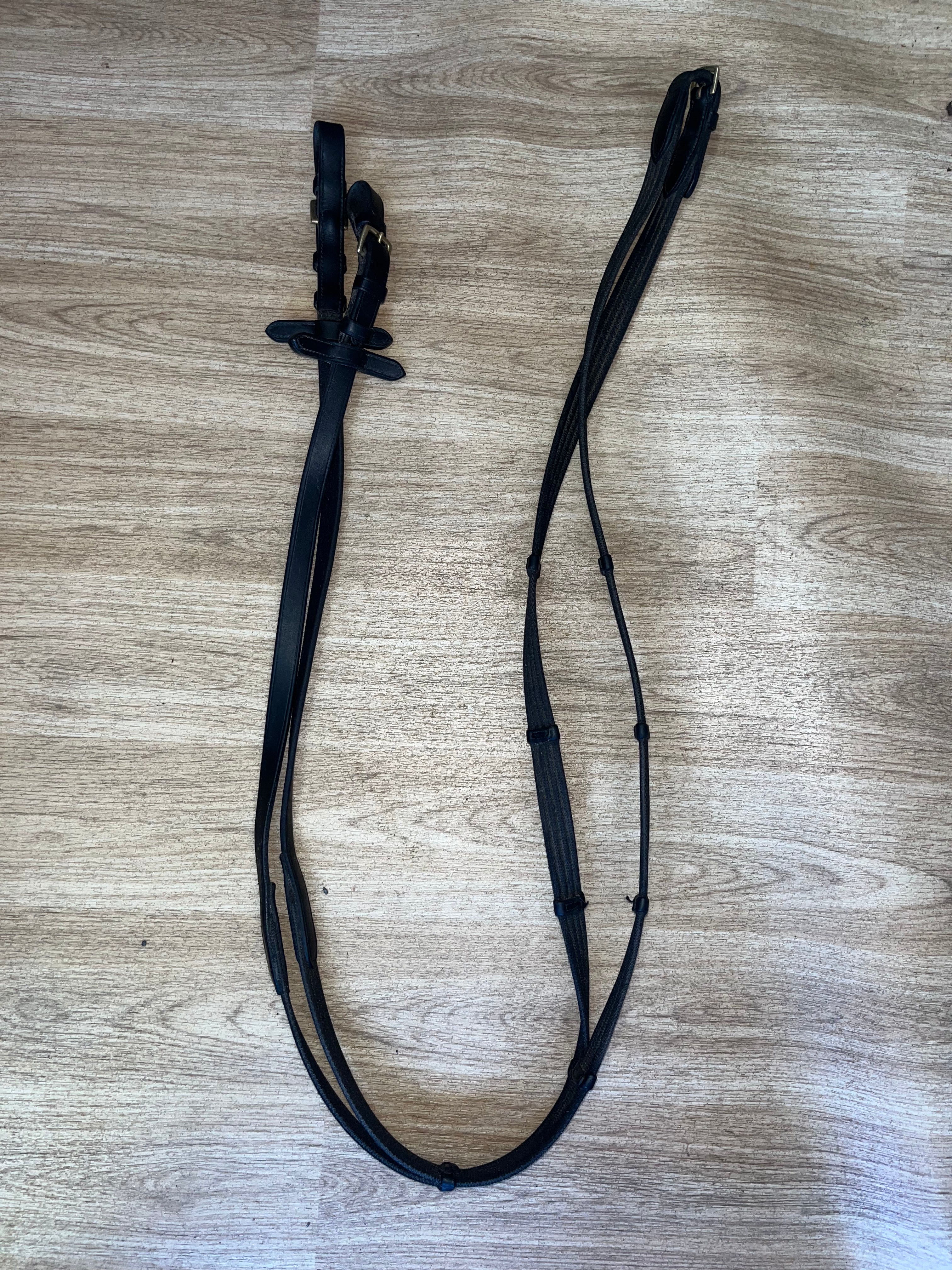 Black Full Webbed Reins #6
