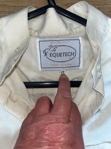 Equetech Ladies Stock Shirt Size 12