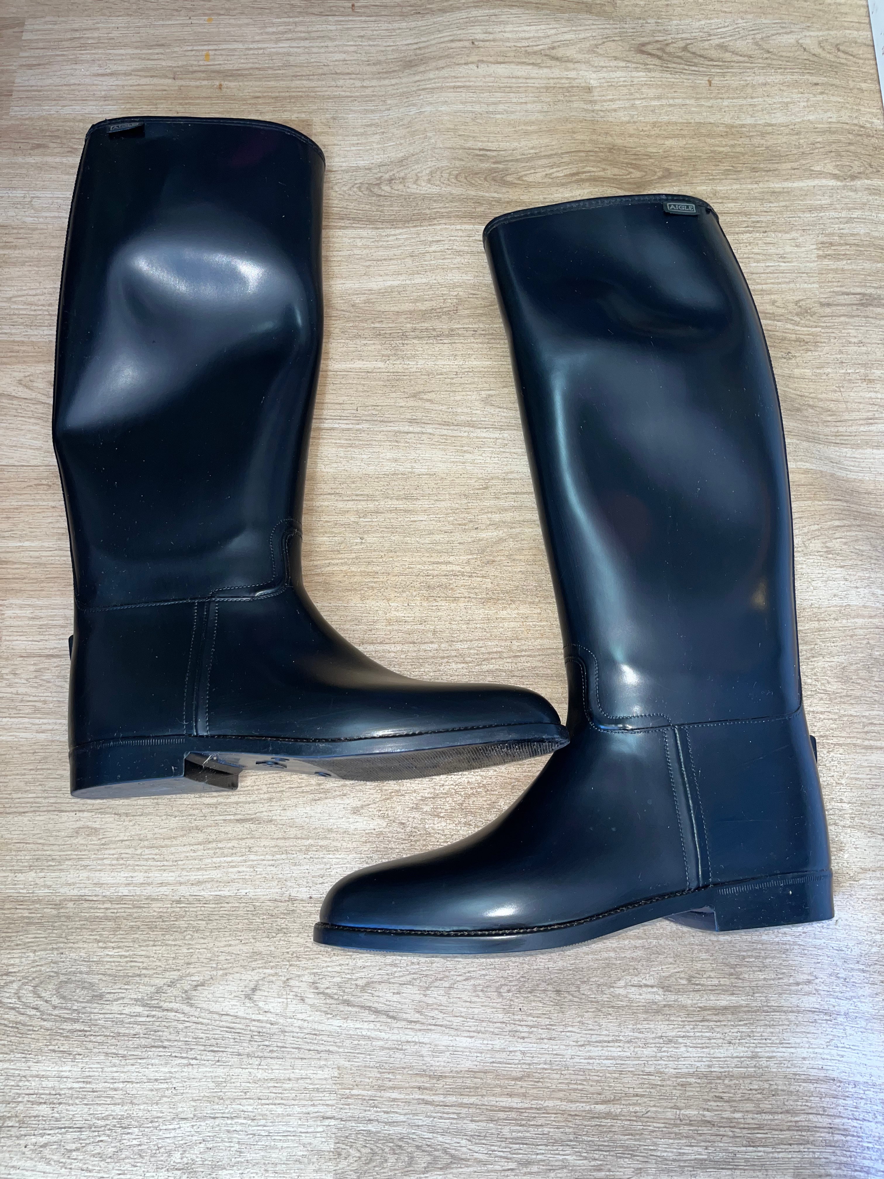 Aigle Men’s Long Rubber Riding Boots Size 12