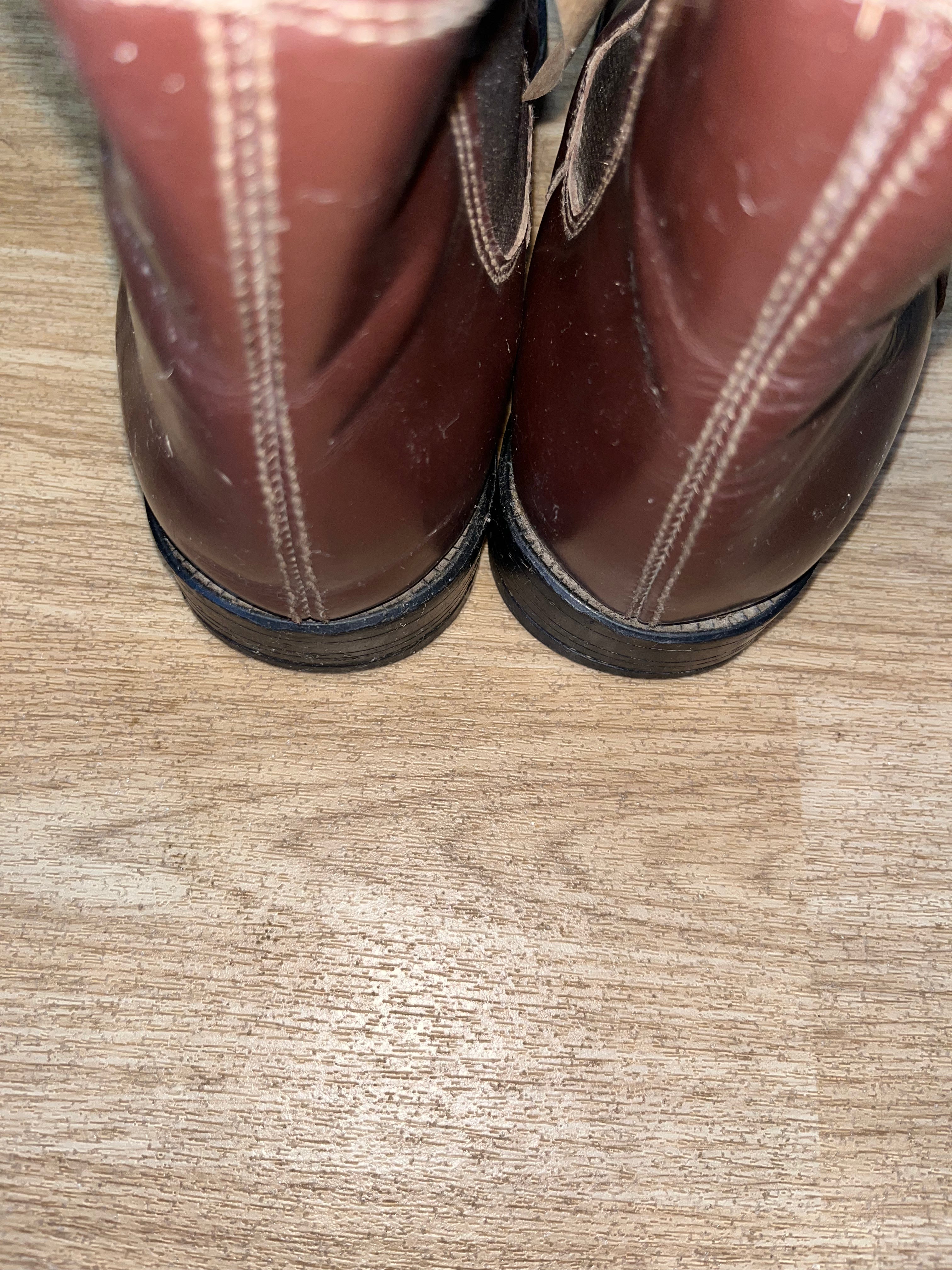 Rhinegold Classic Brown Short Jodphur Boots Size 4