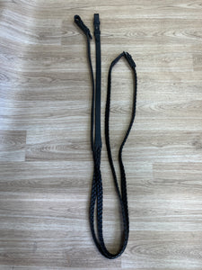 Plaited Reins Black Full #7