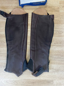 Ariat Unisex Heritage Brown Half Chaps Size S / Medium