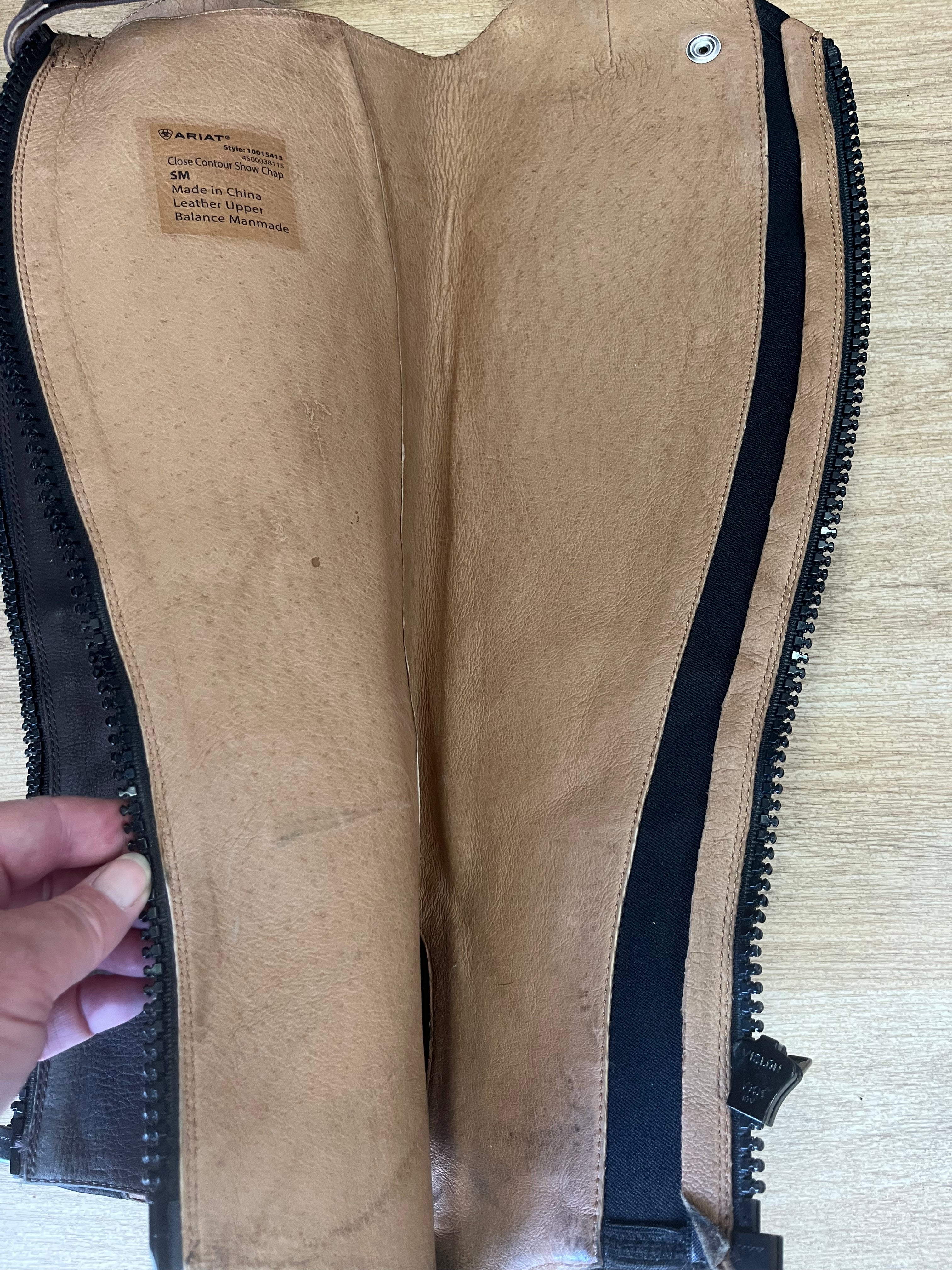 Ariat Unisex Heritage Brown Half Chaps Size S / Medium