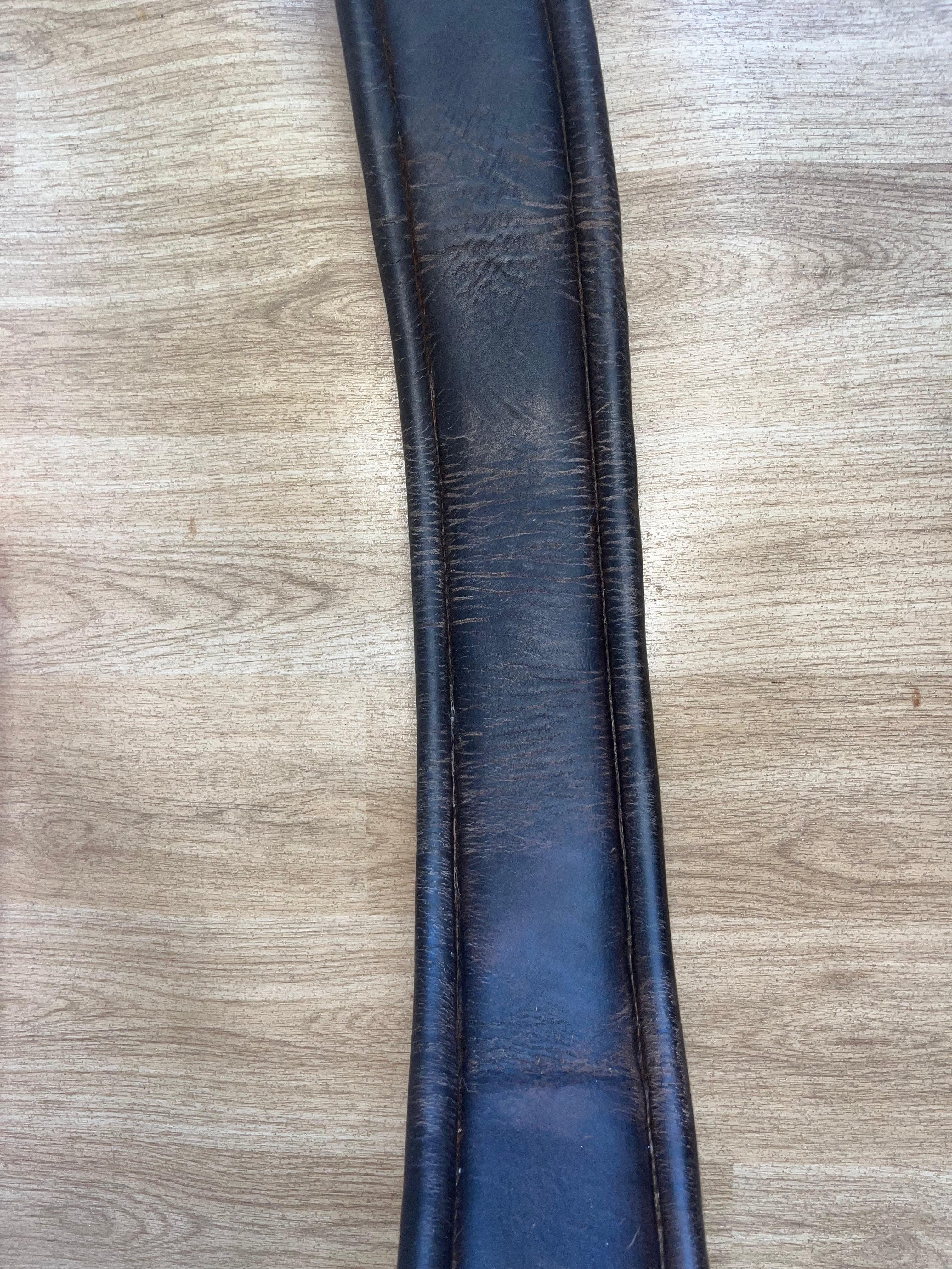 Leather Brown Girth Elasticated Both Ends 32”