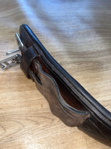 Leather Brown Girth Elasticated Both Ends 32”