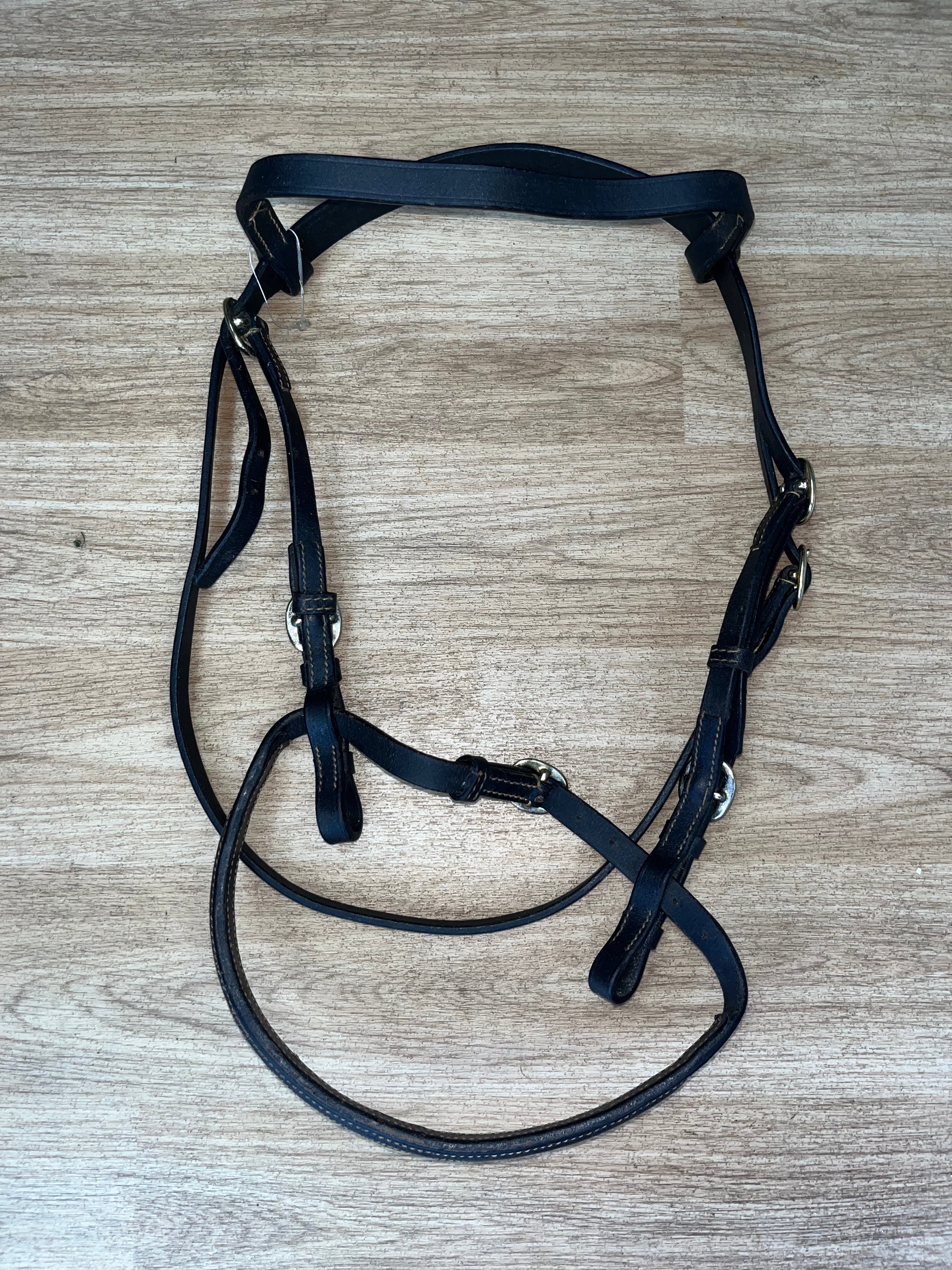 Inhand Bridle Black Cob