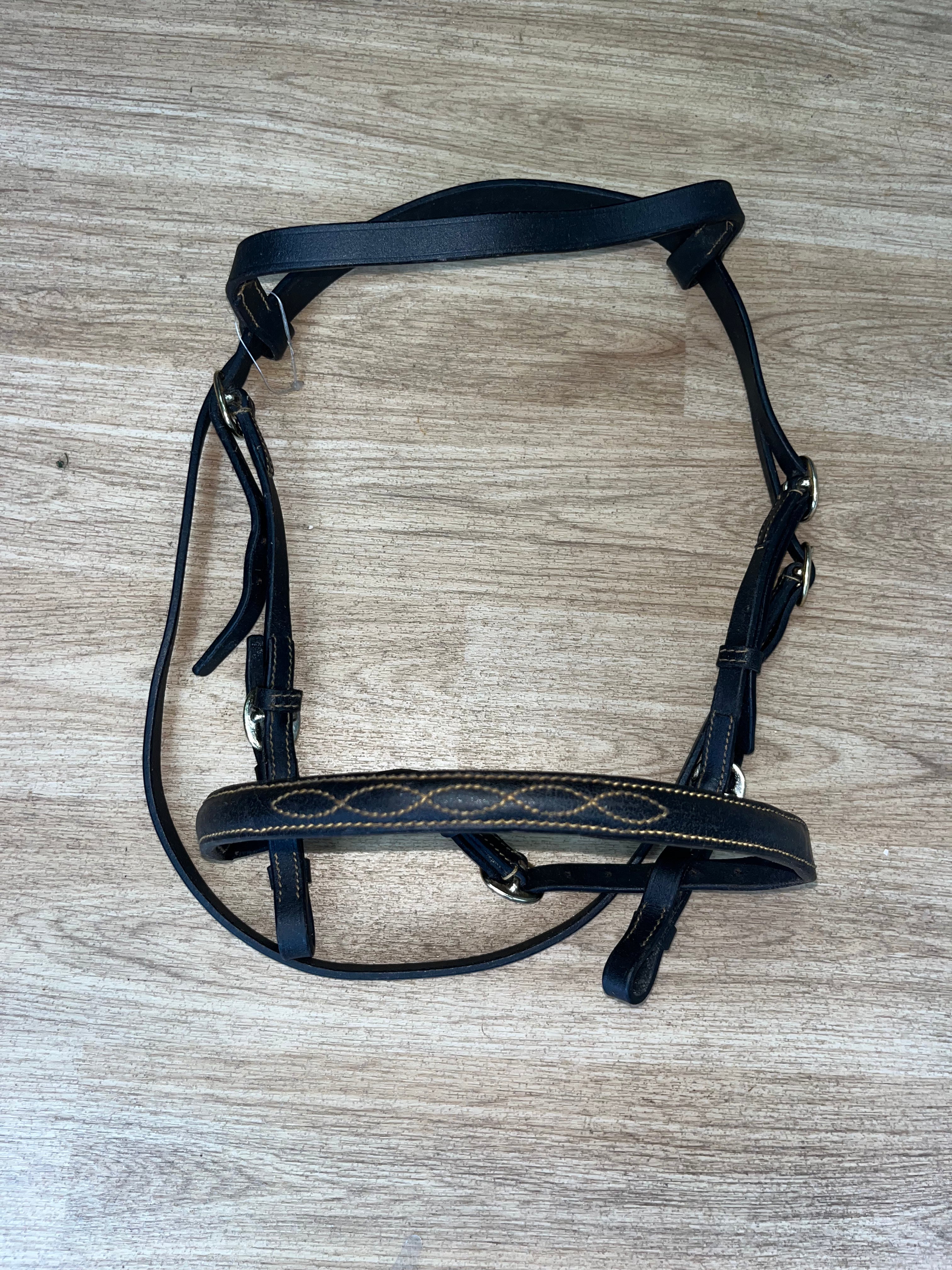 Inhand Bridle Black Cob