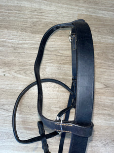 Inhand Bridle Black Cob