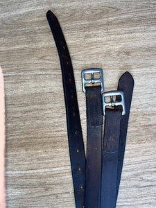 Brown Stirrup Leathers 33”